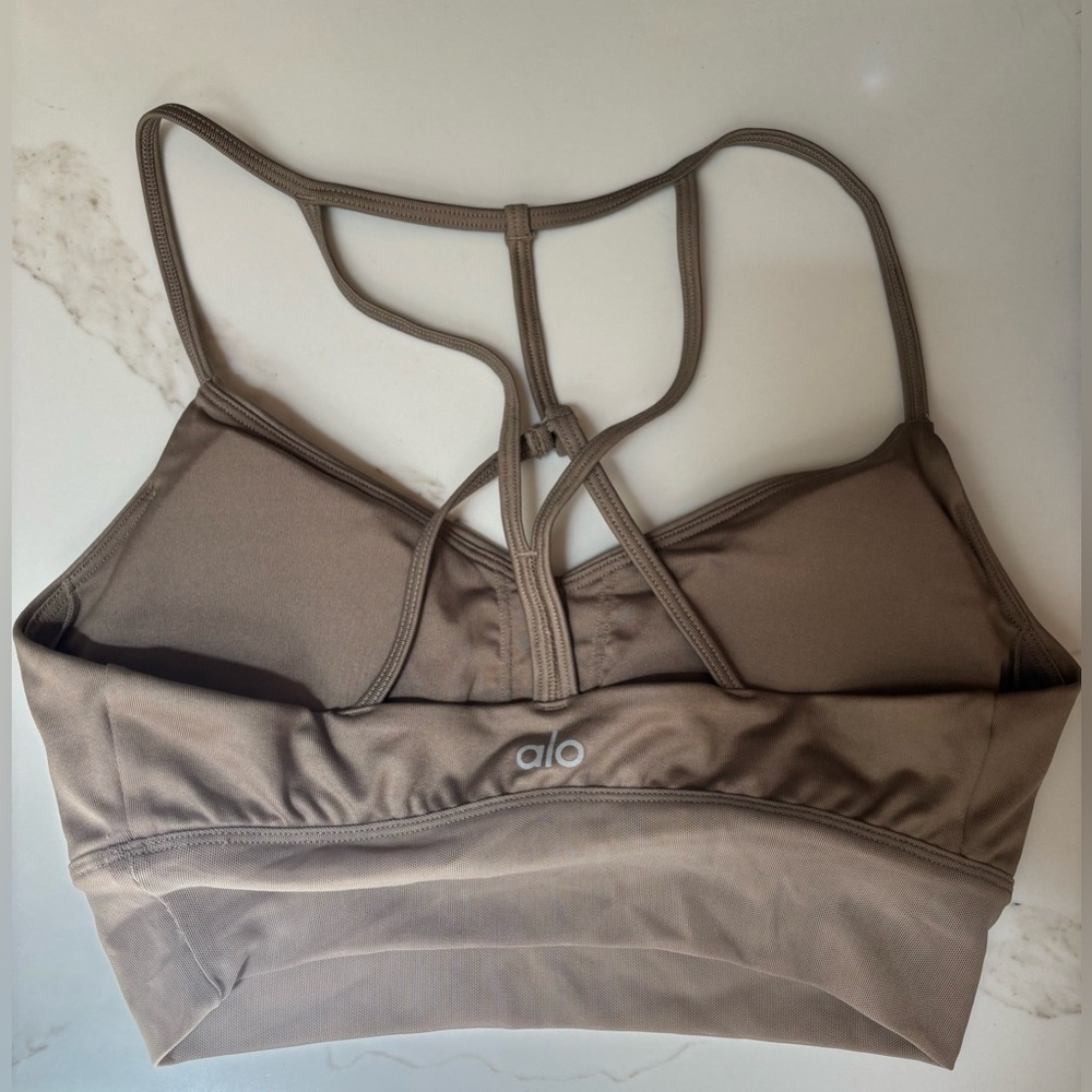 ALO Yoga Brown Sports Bra